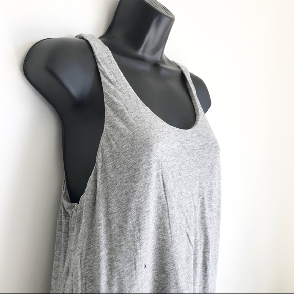 CLU Puffball Balloon Bubble Gray Tank Dress S - Picture 4 of 12